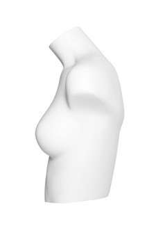 White Mannequin Upper Torso- Women style 2